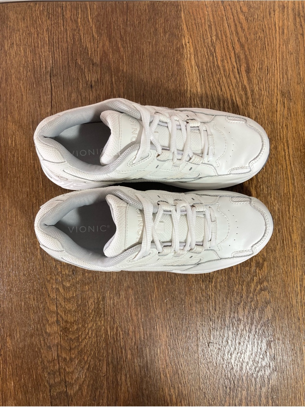 Vionic 23 Walk Leather Sneaker Women’s Size 9.5 White/Grey - Picture 5 of 11
